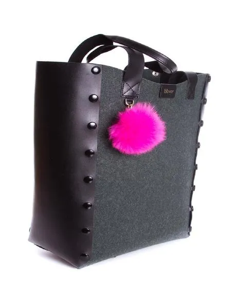 bolso blover fieltro verde