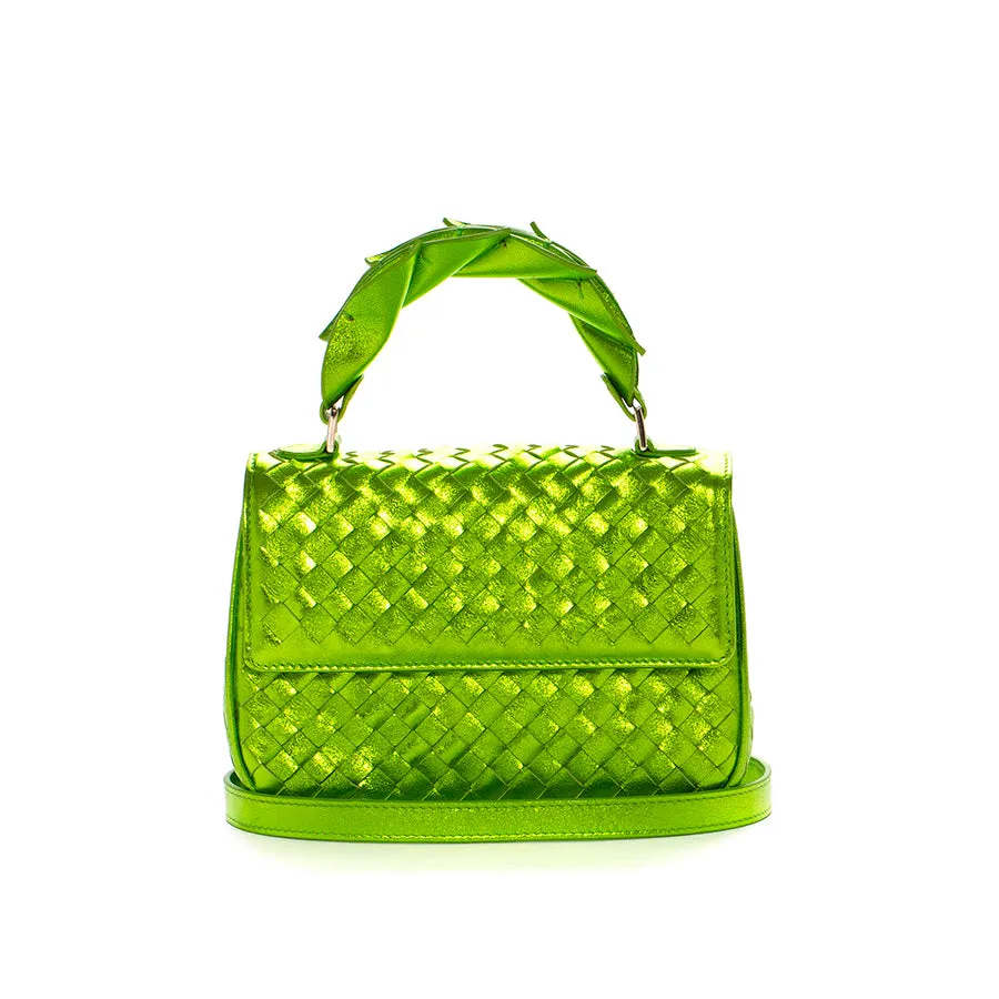 BOLSO DE MANO V158 METAL MANZANA