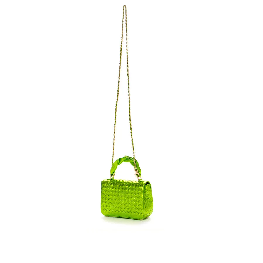 BOLSO DE MANO V158 METAL MANZANA