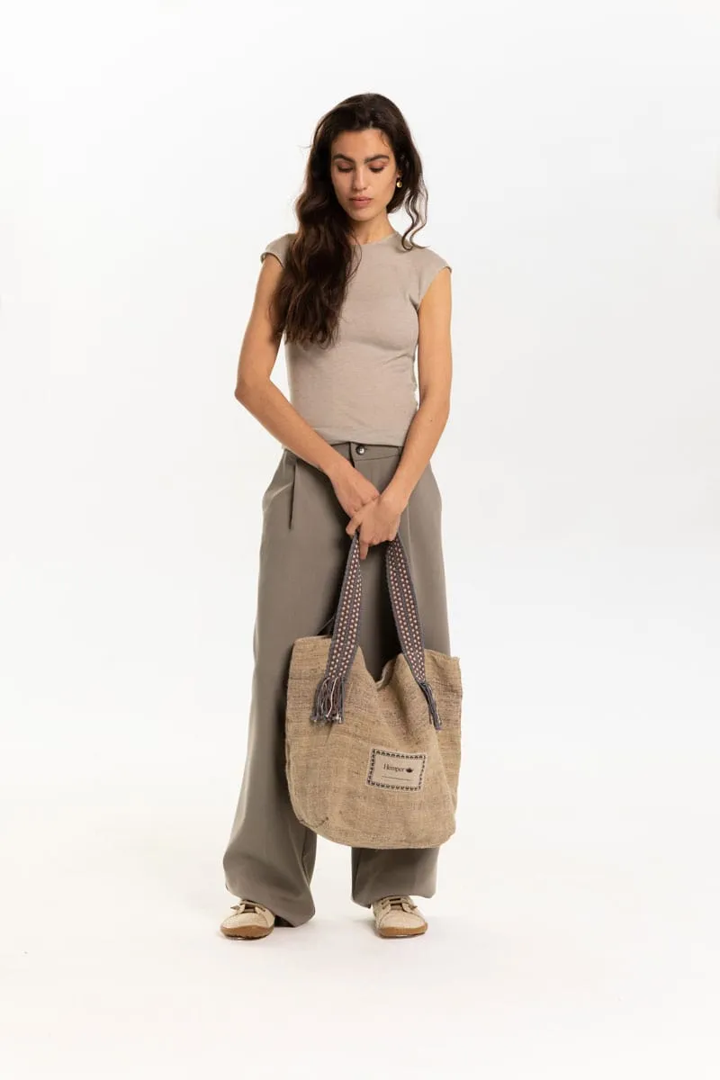 Bolso Maxi 100% Cáñamo Natural
