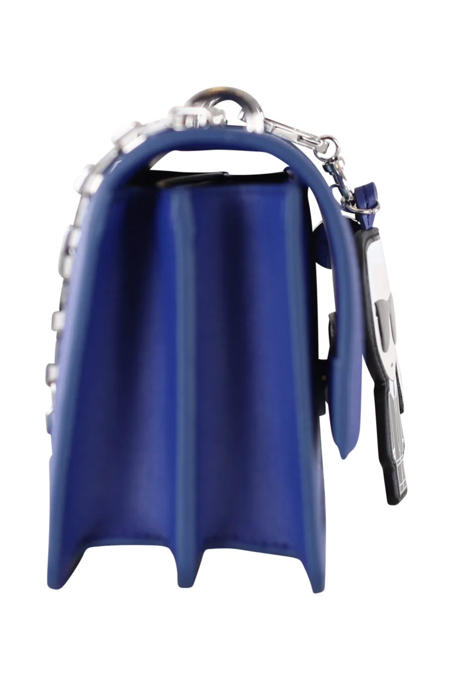 Bolso pequeño azul con logotipo