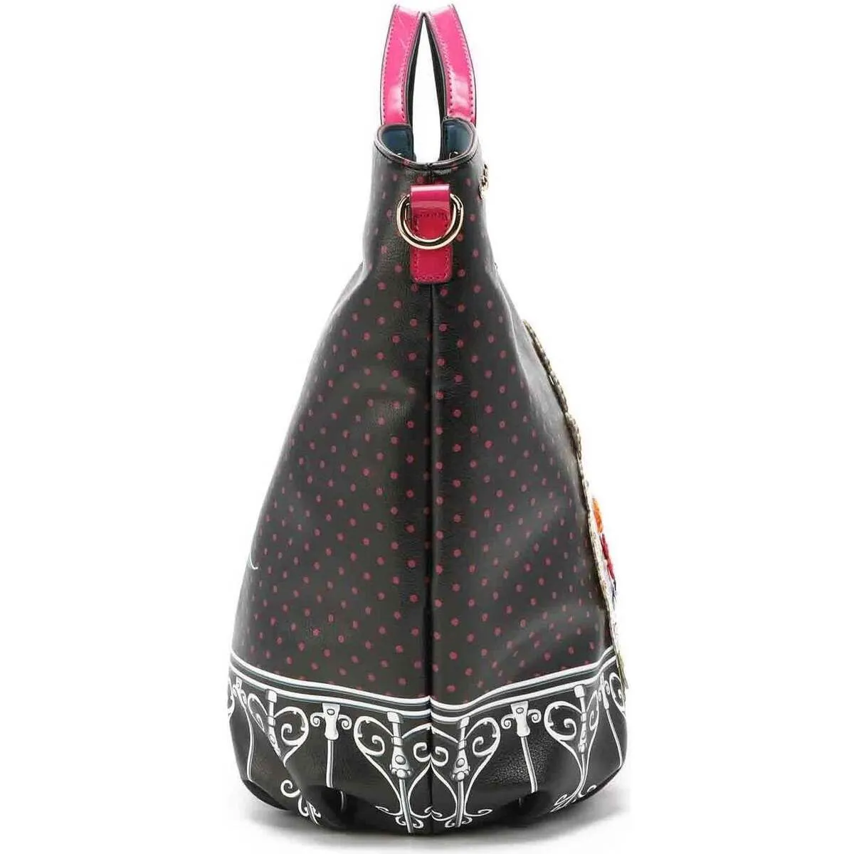 BOLSO SATCHEL CON EL ESTAMPADO 