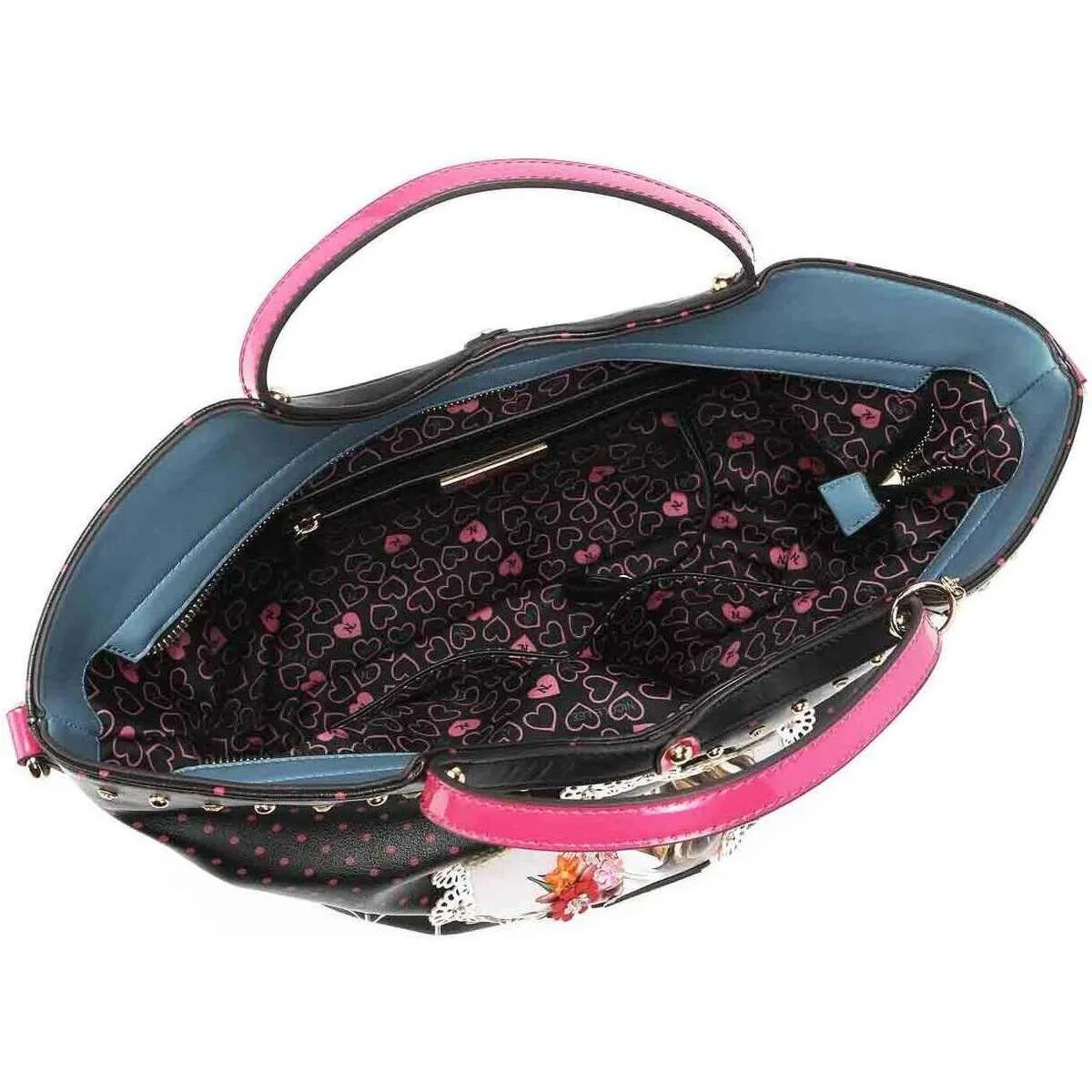 BOLSO SATCHEL CON EL ESTAMPADO 