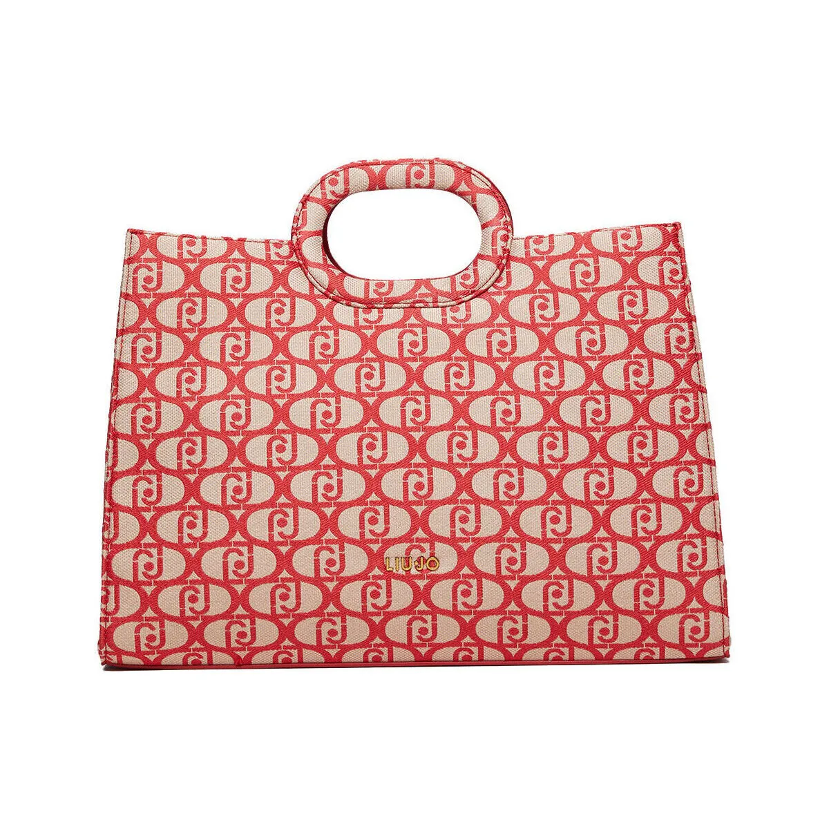 Bolso tote con jacquard logotipo
