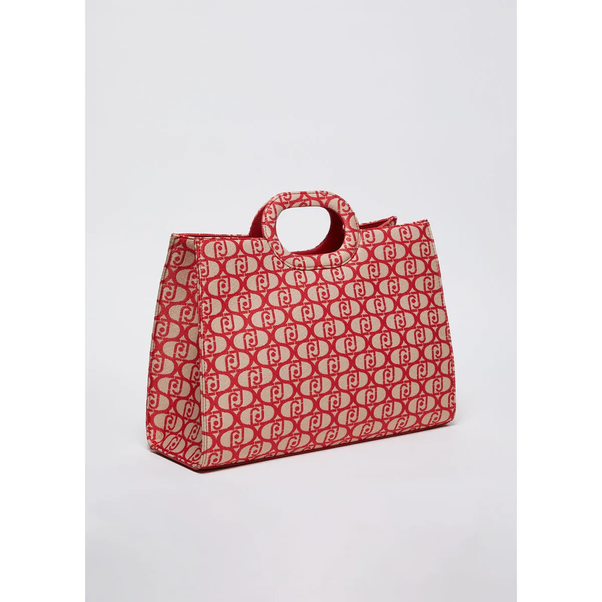 Bolso tote con jacquard logotipo