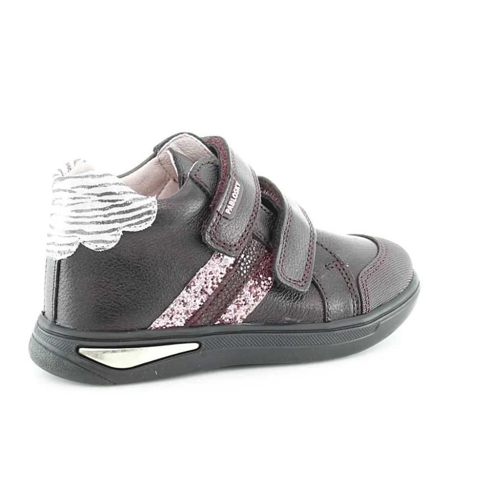 Botines con velcro Pablosky 087462 Granate