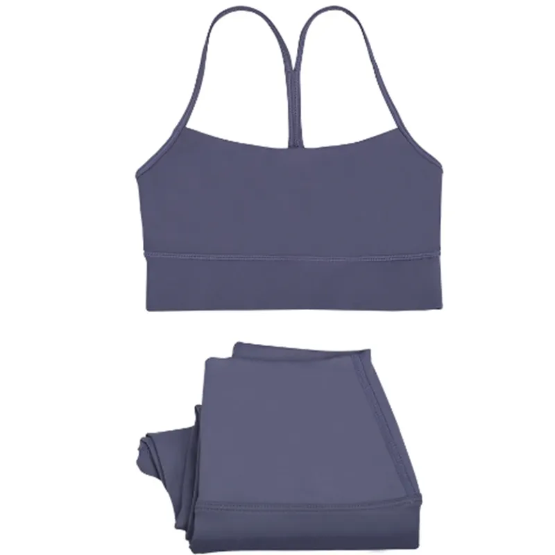 Brail y pantalones de yoga de yoga femeninos Conjuntos de fitness a prueba de choque en forma de chapucería en forma de U Leggin