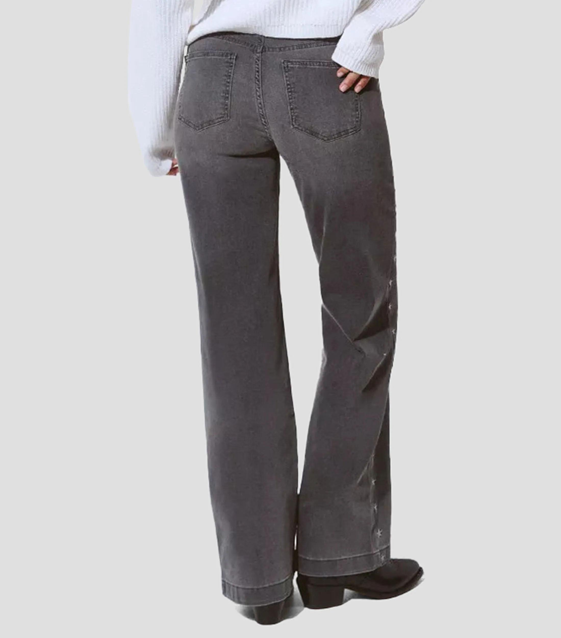Brownie Jeans culotte con estrellas Mujer