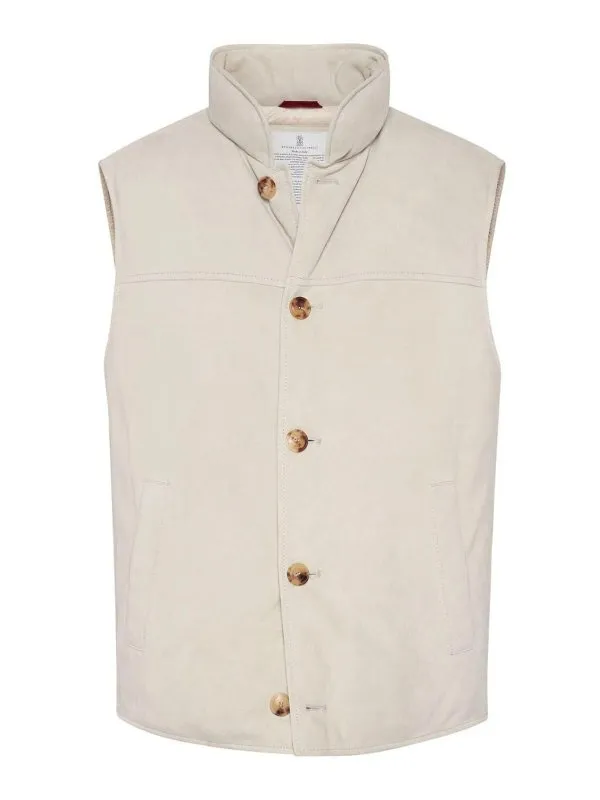 BRUNELLO CUCINELLI CHALECO  BEIS