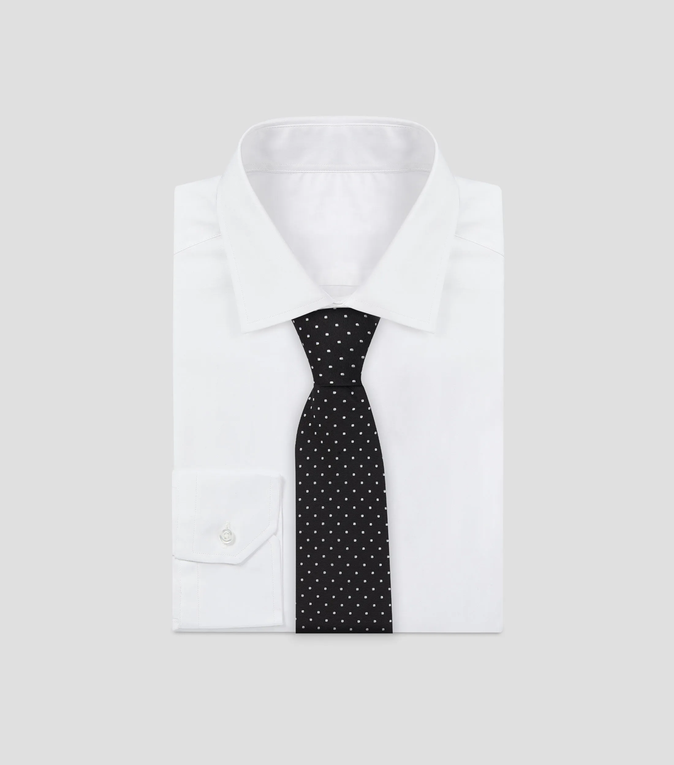 Buccelli Corbata ancha en seda con jacquard