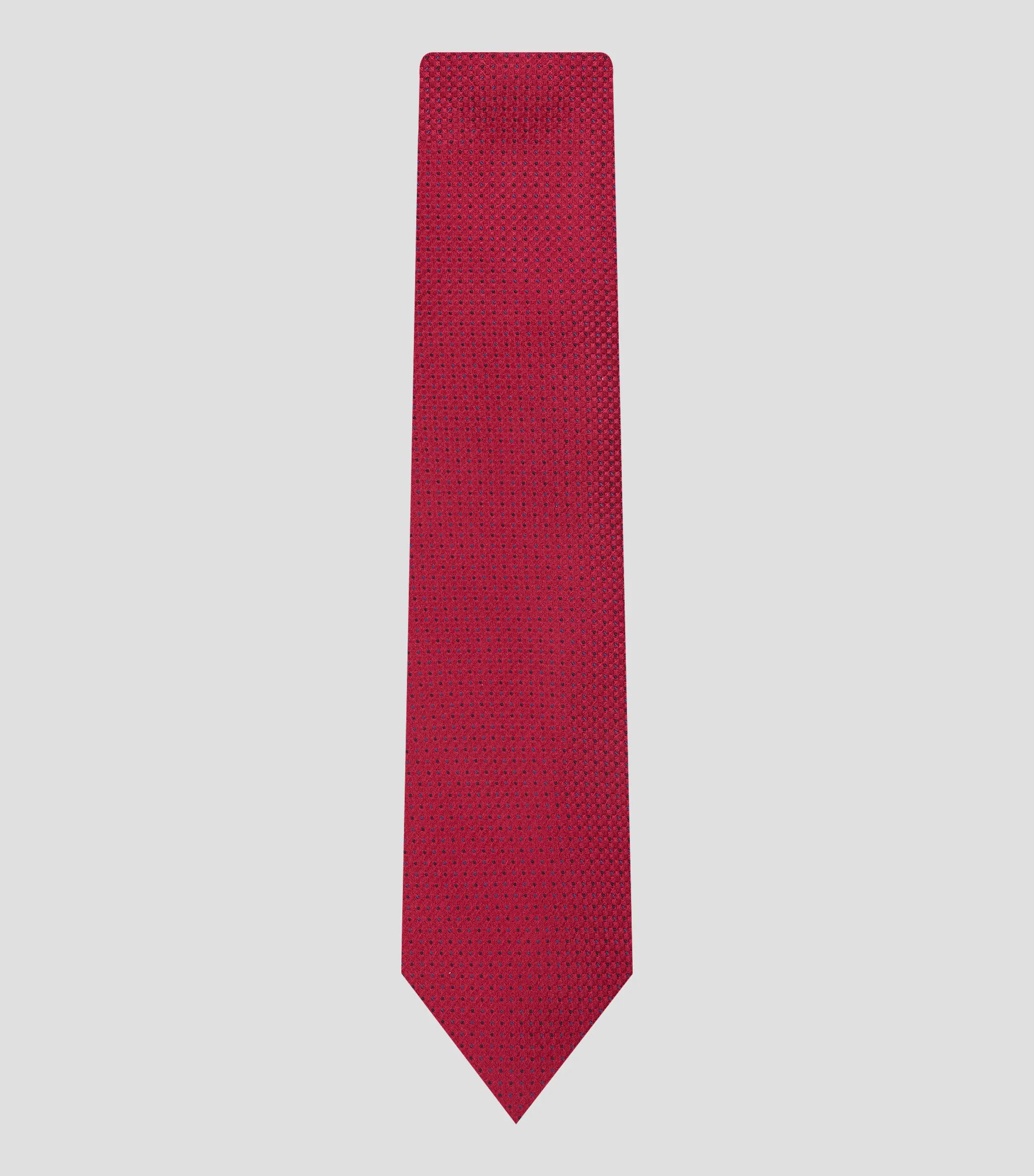 Buccelli Corbata ancha en seda con polkadots