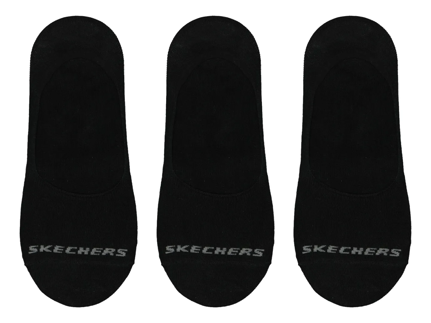 Calcetines Skechers Liner 3 Pares Negro
