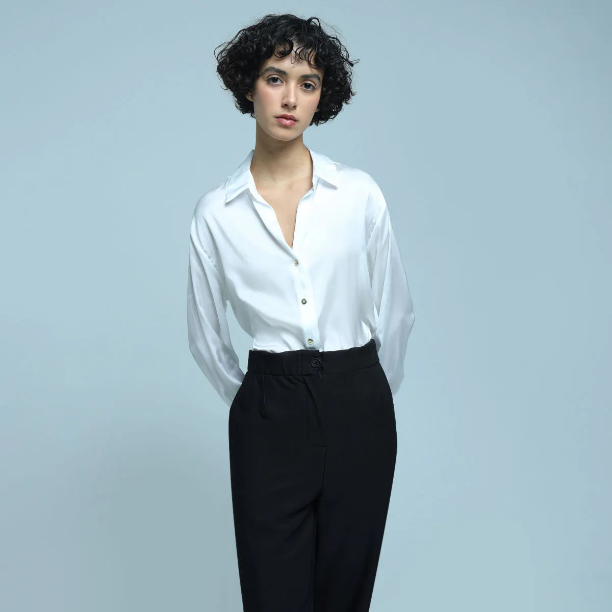 Camisa Con Escote En V