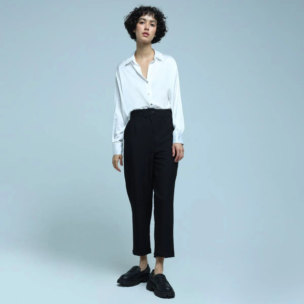 Camisa Con Escote En V