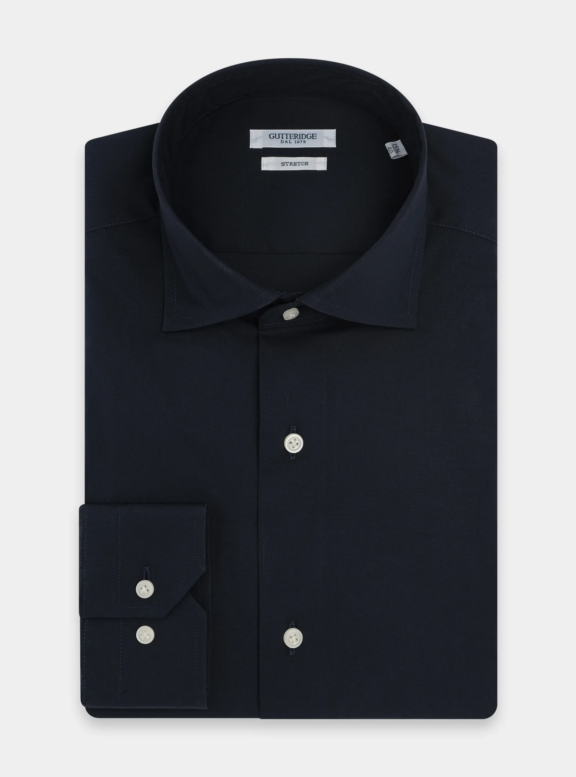 Camisa de popelina elástica
