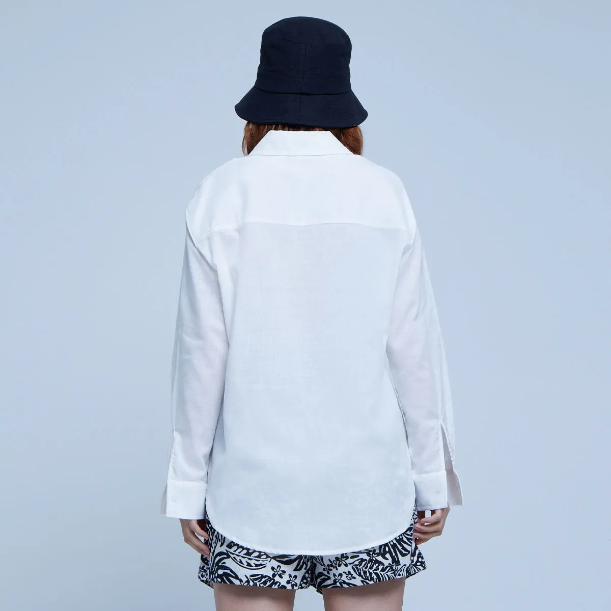 Camisa Manga Larga con Bolsillo