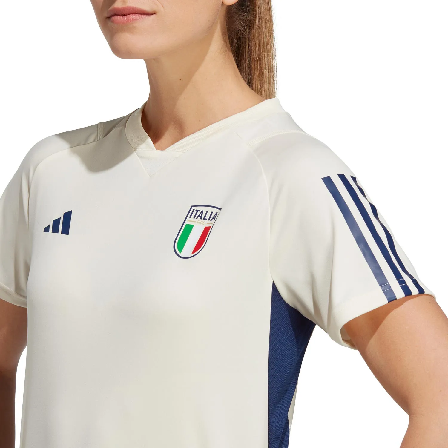 Camiseta adidas Italia entrenamiento mujer