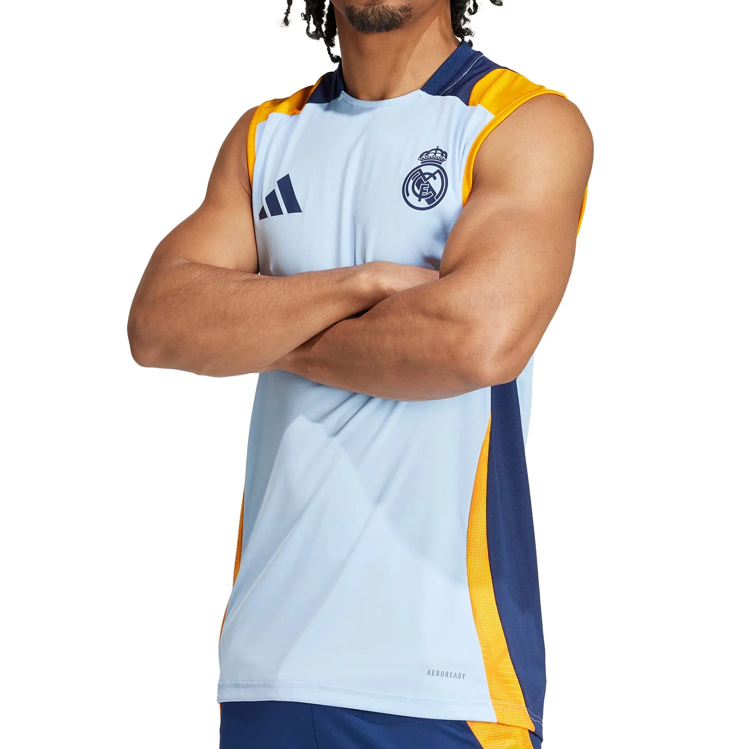 Camiseta adidas Real Madrid entrenamiento sin mangas