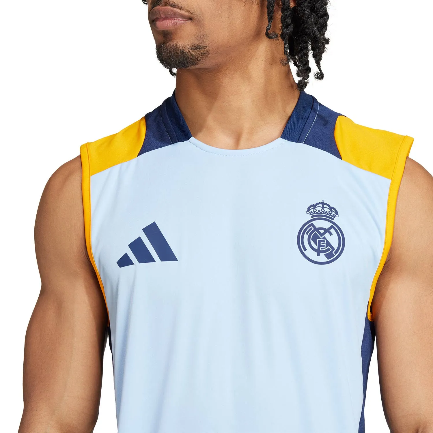 Camiseta adidas Real Madrid entrenamiento sin mangas