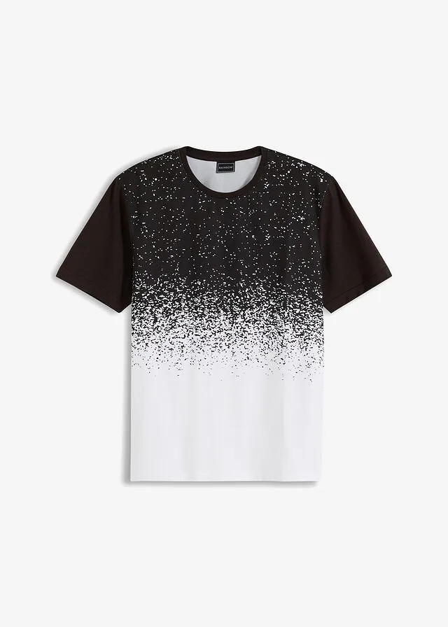 CAMISETA BLANCONEGRO ESTAMPADO