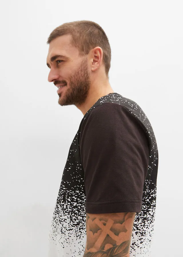 CAMISETA BLANCONEGRO ESTAMPADO