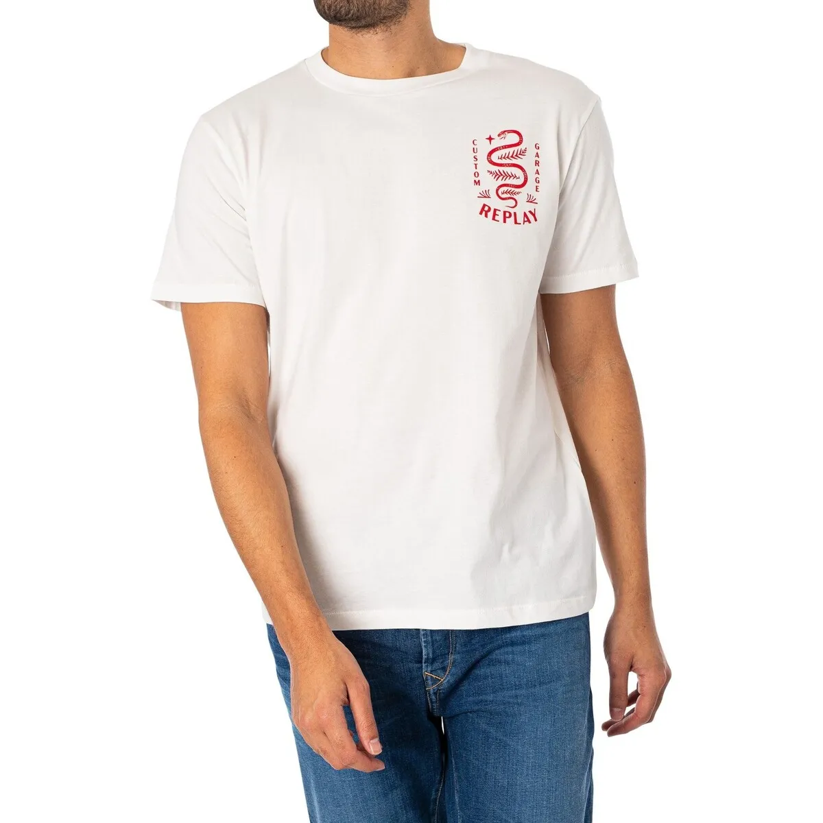 Camiseta Con Logo Gráfico En La Espalda