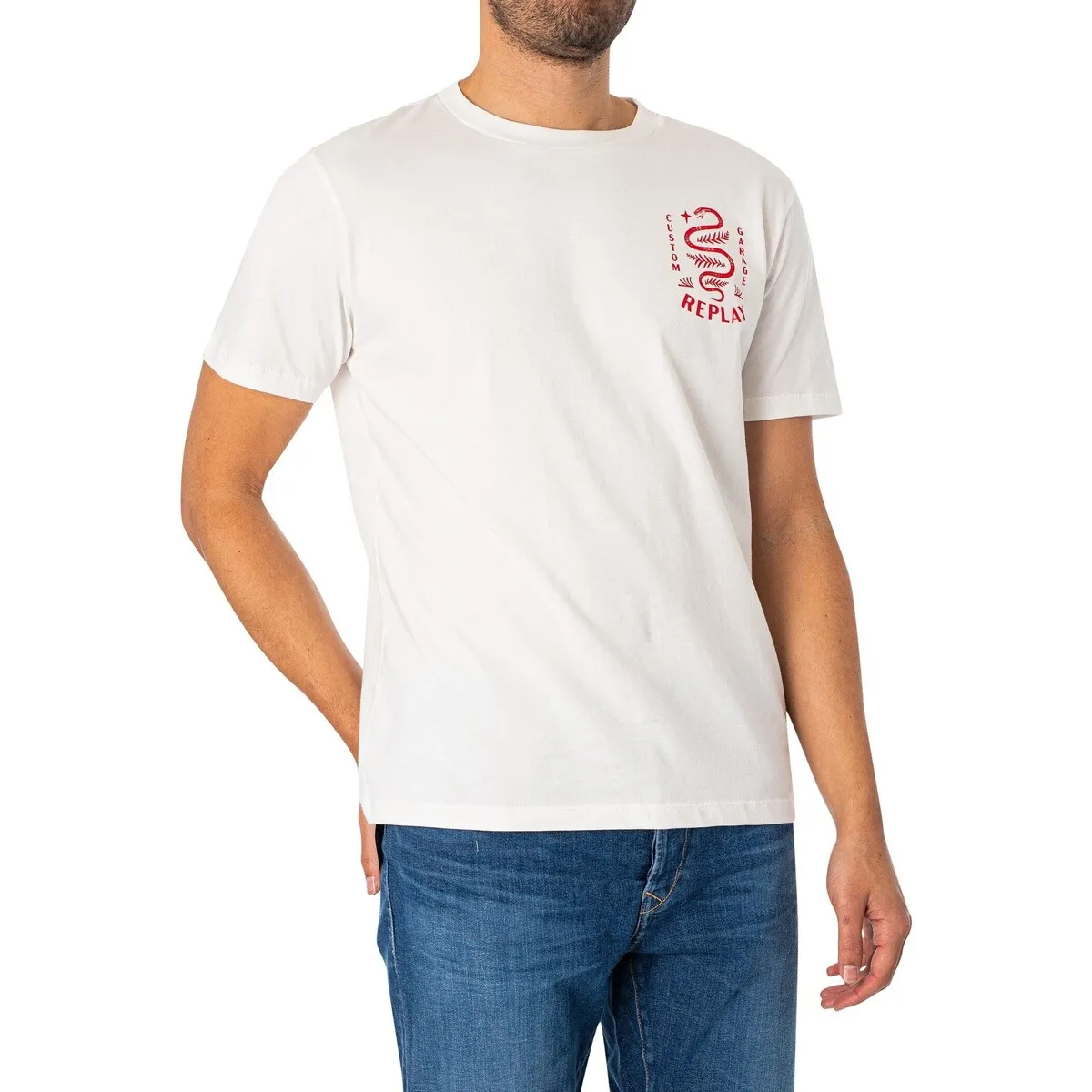 Camiseta Con Logo Gráfico En La Espalda