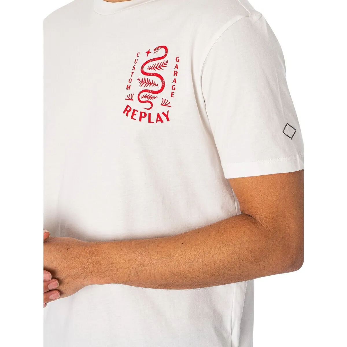 Camiseta Con Logo Gráfico En La Espalda