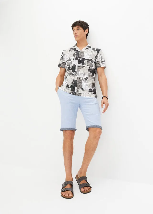 CAMISETA DE TIPO POLO BLANCOGRIS