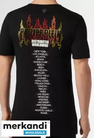 CAMISETA PHILIPP PLEIN NEGRO / PRECIO AL POR MAYOR 95€ / PRECIO AL POR MENOR 798€