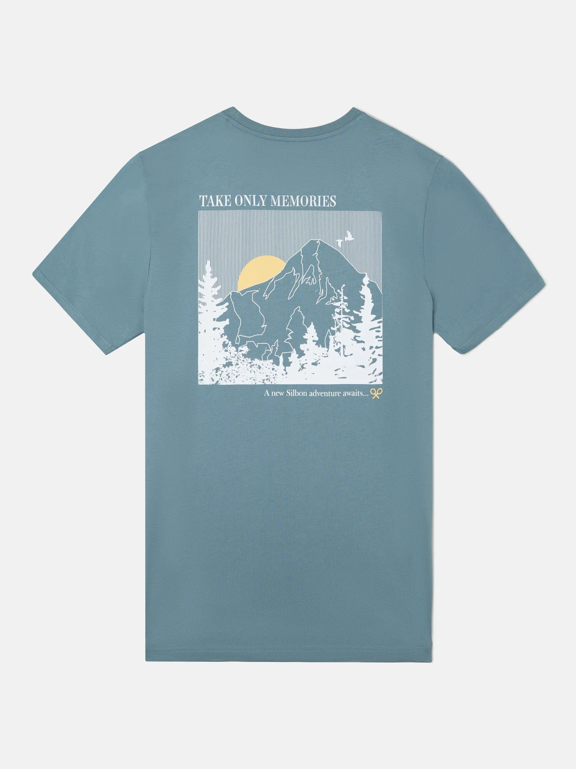 Camiseta take only memories verde