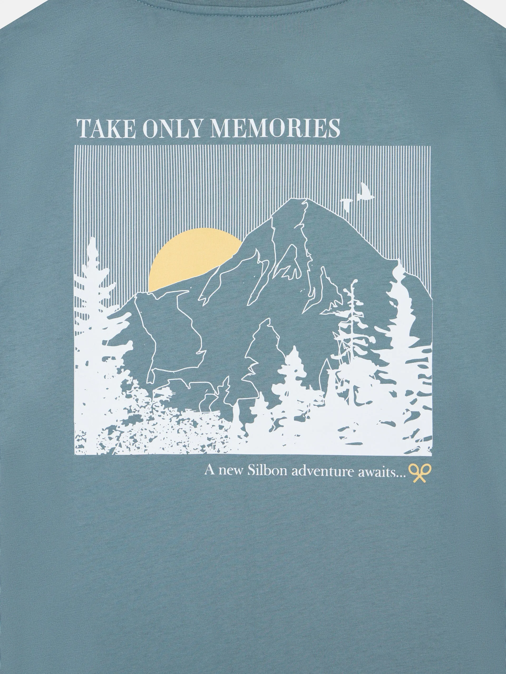 Camiseta take only memories verde