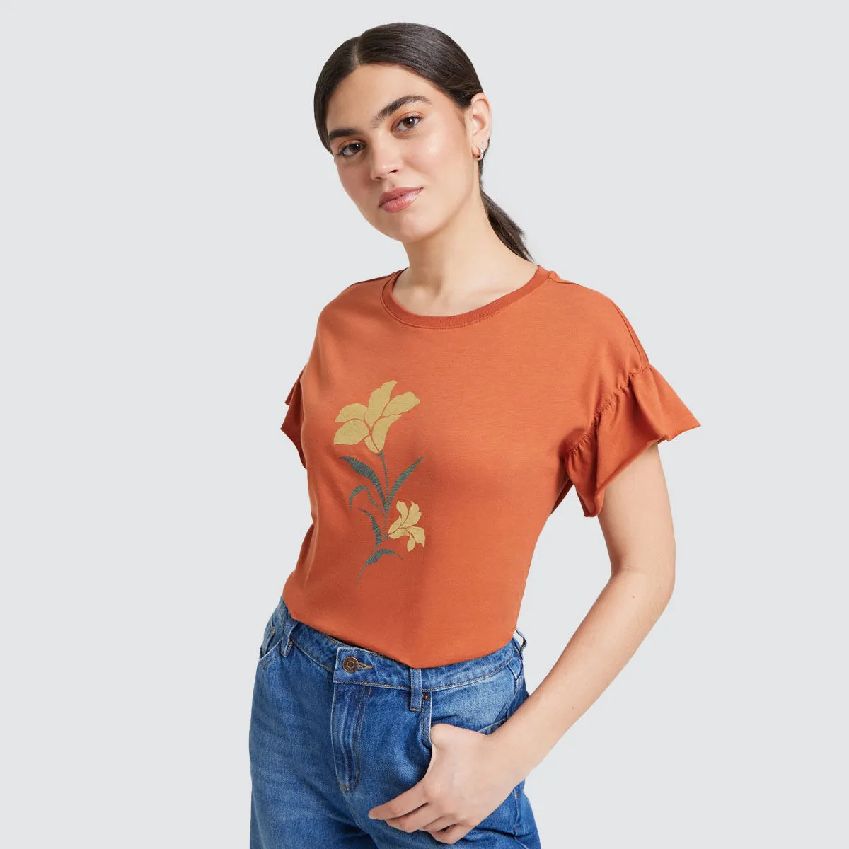 Camiseta Texto Estampado