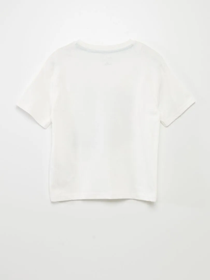 CAMISETA 'JURASSIC PARK'  BLANCO