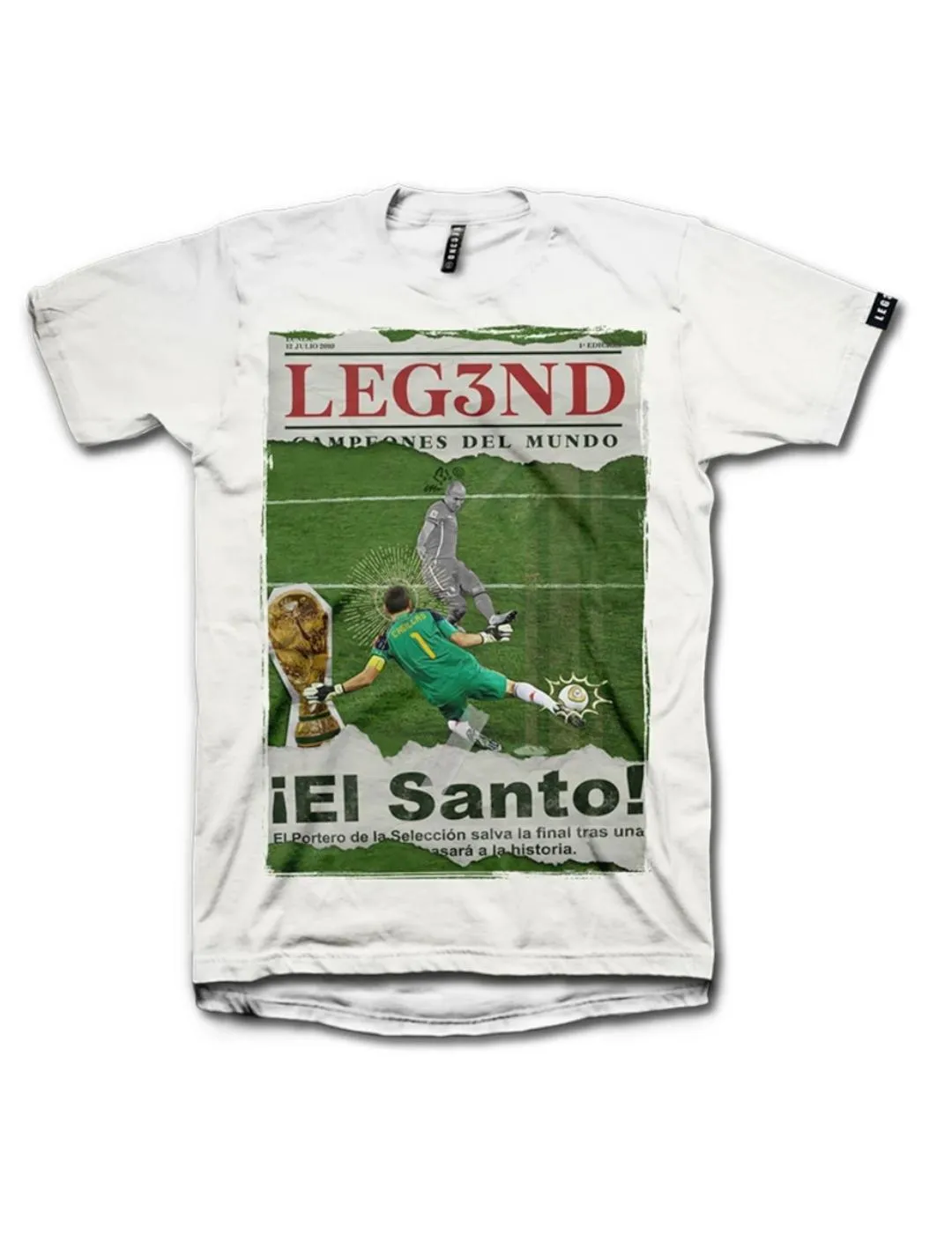 CAMISETALEG3ND EL SANTO BLANCA Z