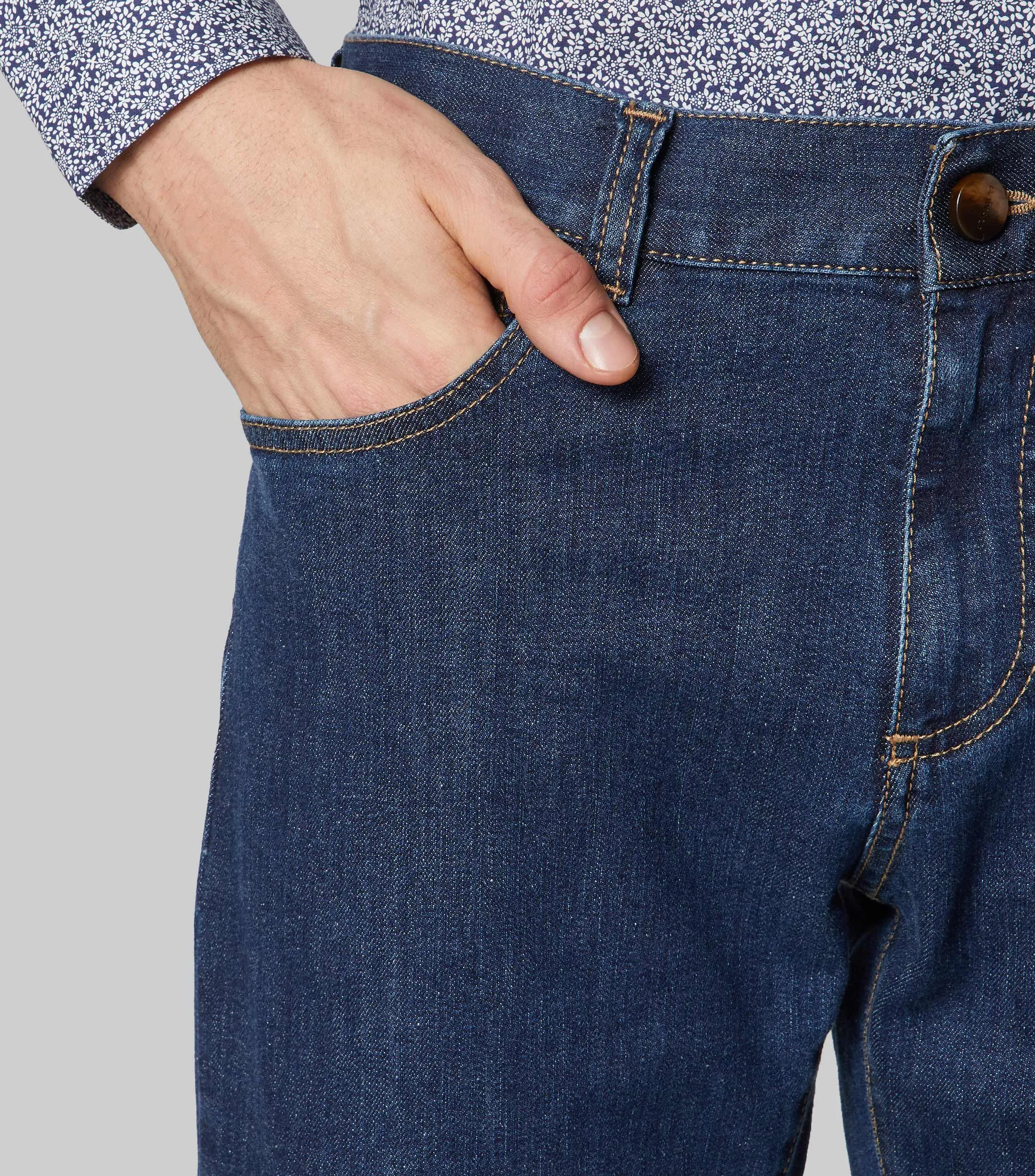Canali Jeans Slim fit Hombre