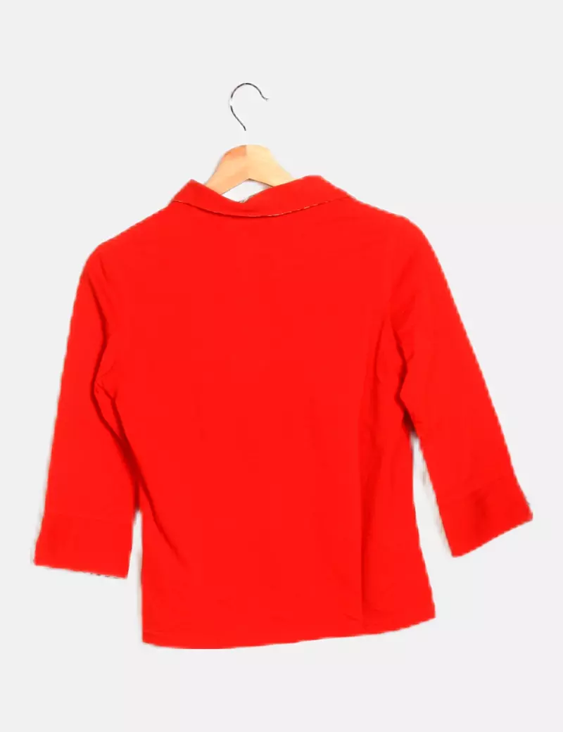 Cantarana Polo rojo con mangas