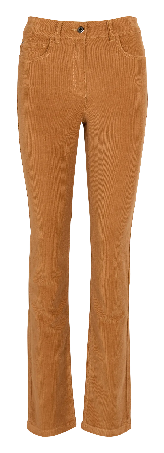 CAROLL PCHICAGOV  PANTALóN DE ALGODóN MEZCLADO RECTO EN MARRON