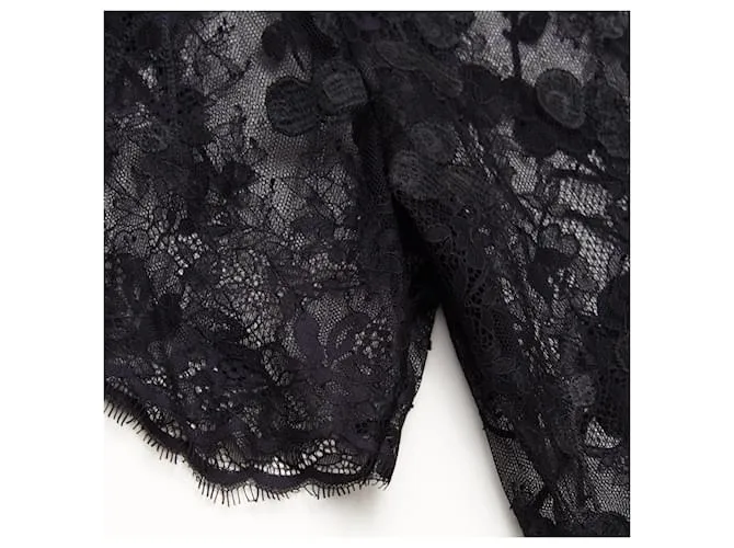 Carven ENCAJE NEGRO SAKURA ES38/40 