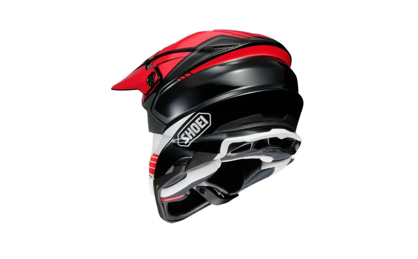 CASCO SHOEI VFXWR 06 JAMMER BLANCO ROJO NEGRO MATE |CSVFXWR060101|