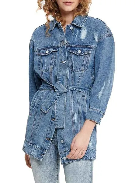 cazadora only jones denim para mujer