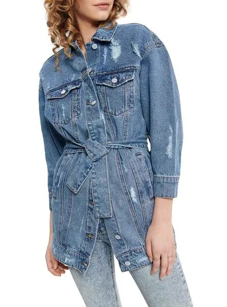 cazadora only jones denim para mujer