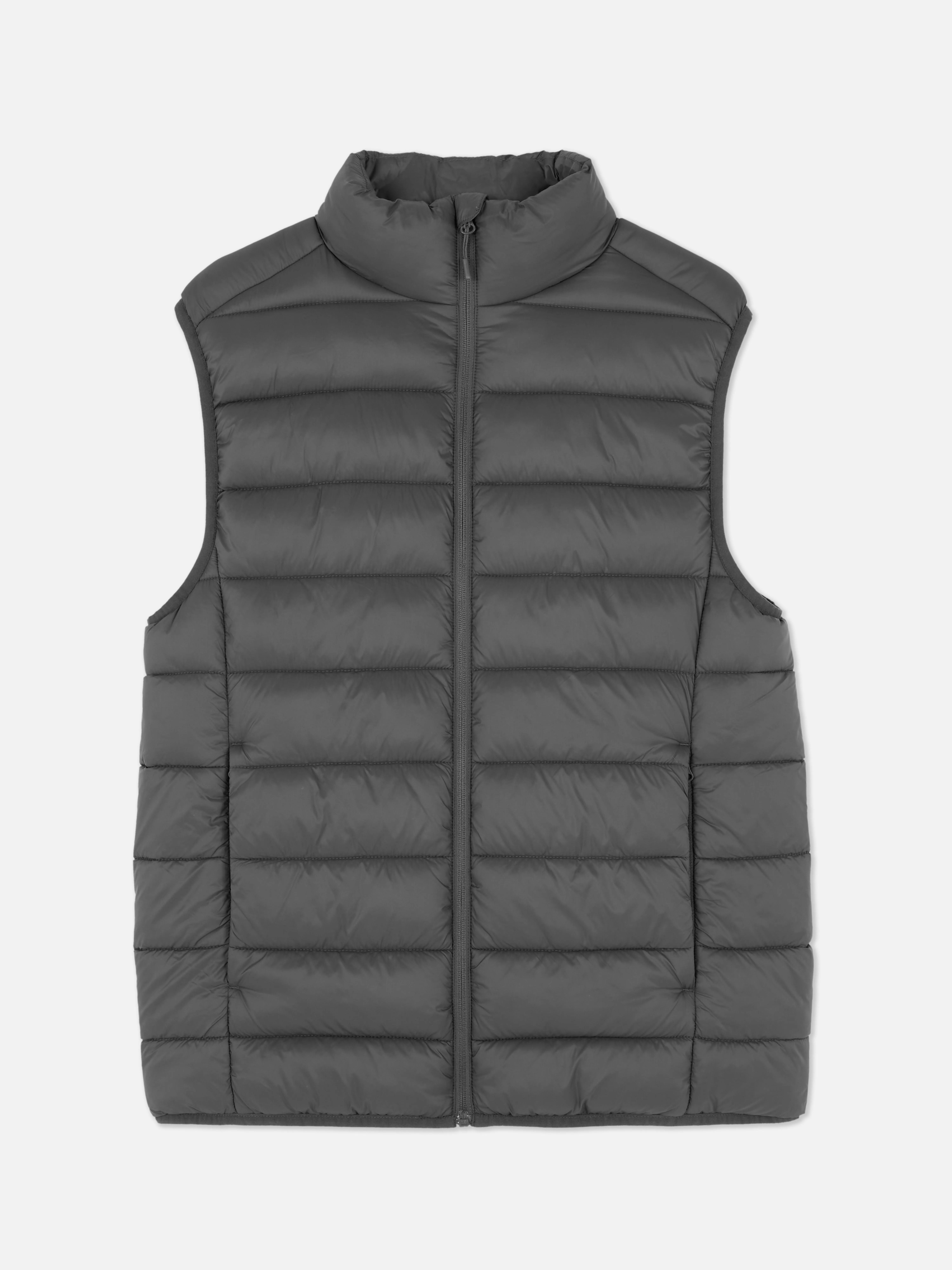Chaleco acolchado con cremallera integral