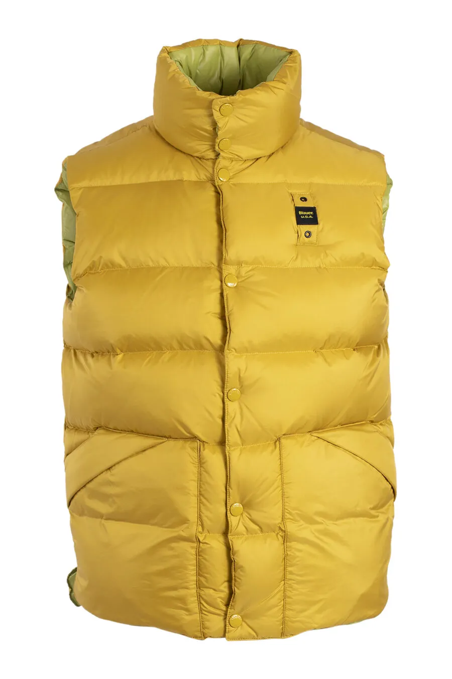 Chaleco amarillo acolchado