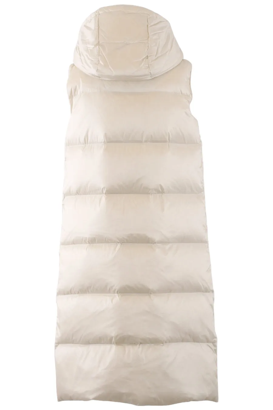 Chaleco blanco largo