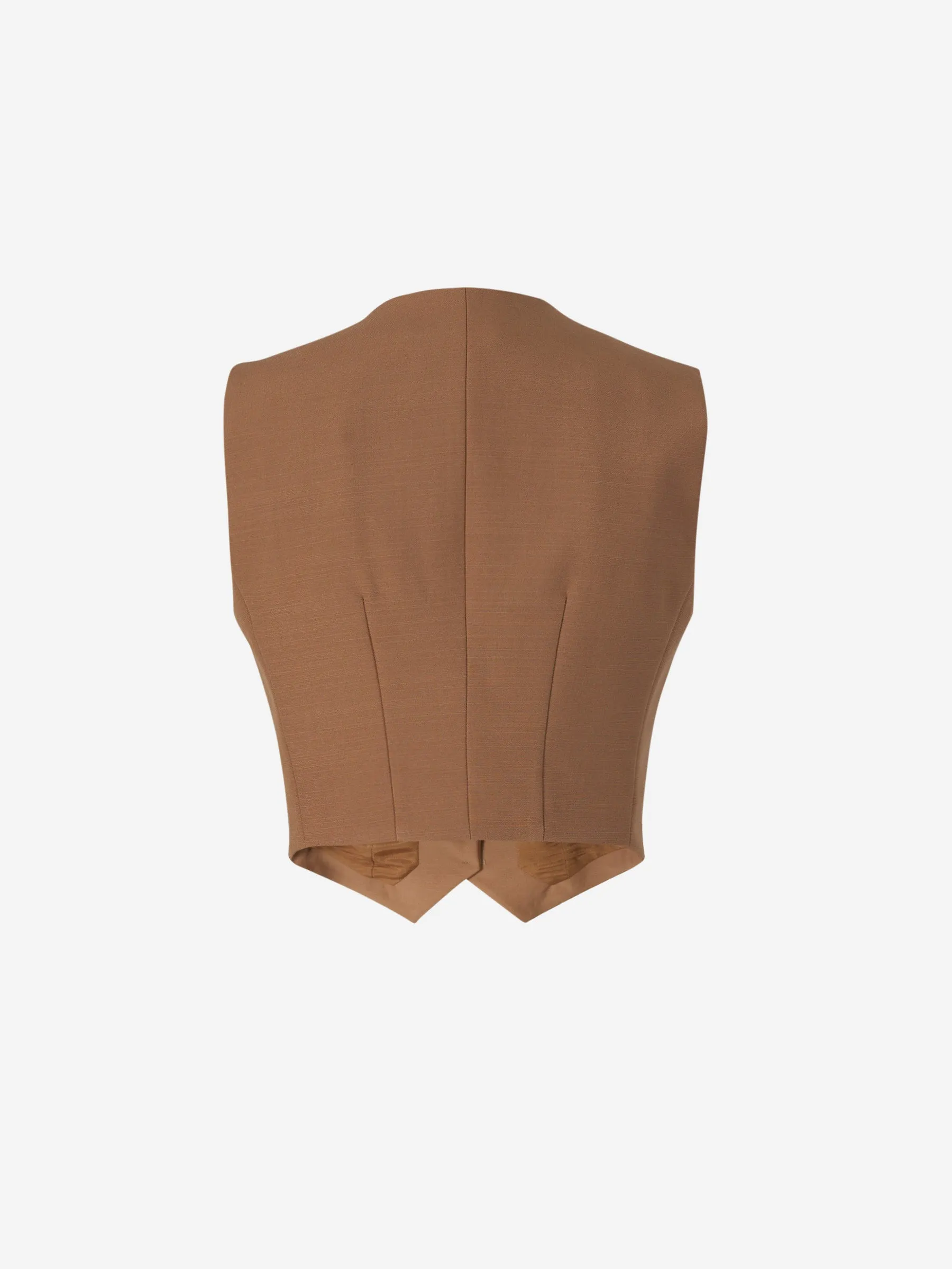 Chaleco Cropped Lana