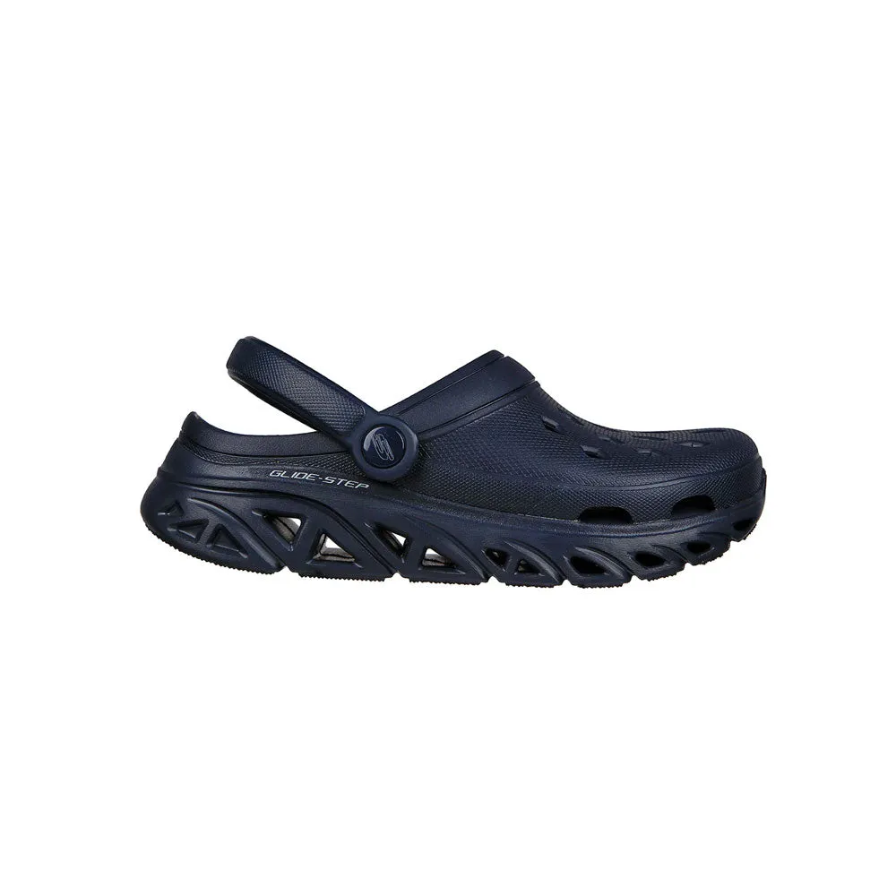 CHANCLAS MUJER SKECHERS GLIDE  AZUL
