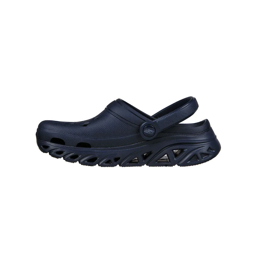 CHANCLAS MUJER SKECHERS GLIDE  AZUL