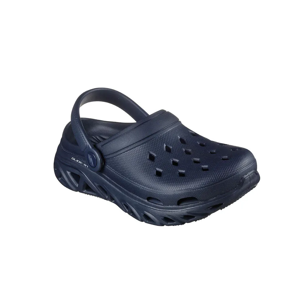 CHANCLAS MUJER SKECHERS GLIDE  AZUL