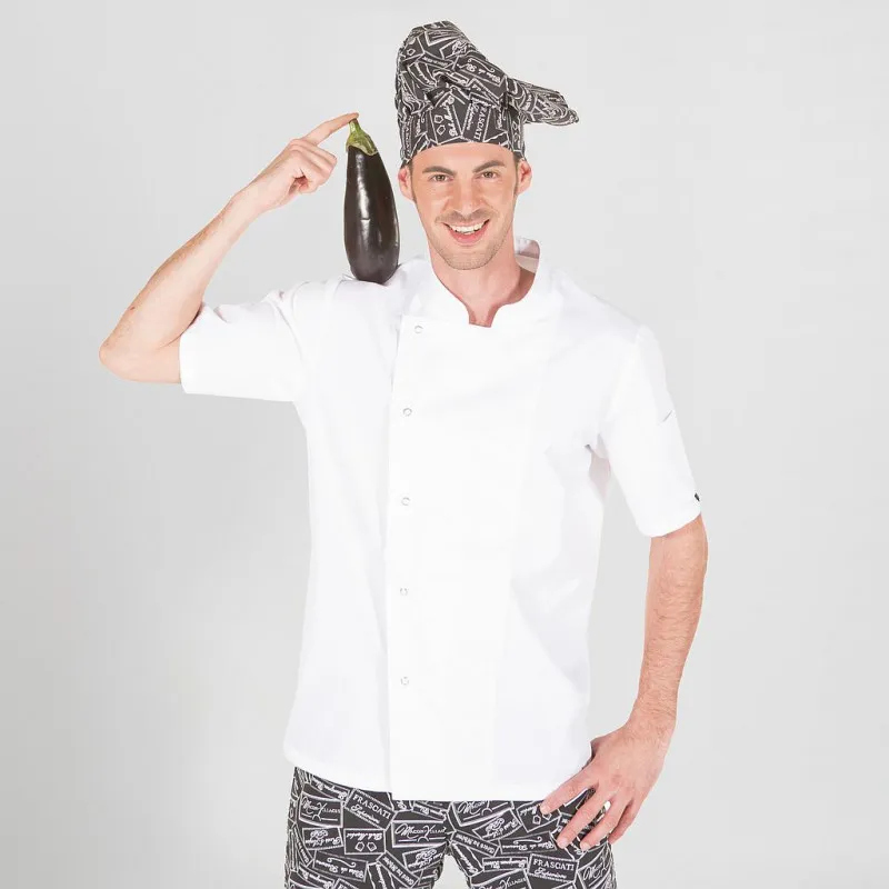 Chaqueta de cocinero con bolsillo en la manga izquierda GARY'S Luque